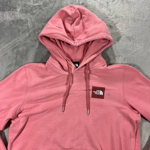 The North Face Tops - The North‎ Face Hoodie Womens Size M Pink Pullover Box Logo A4M4N